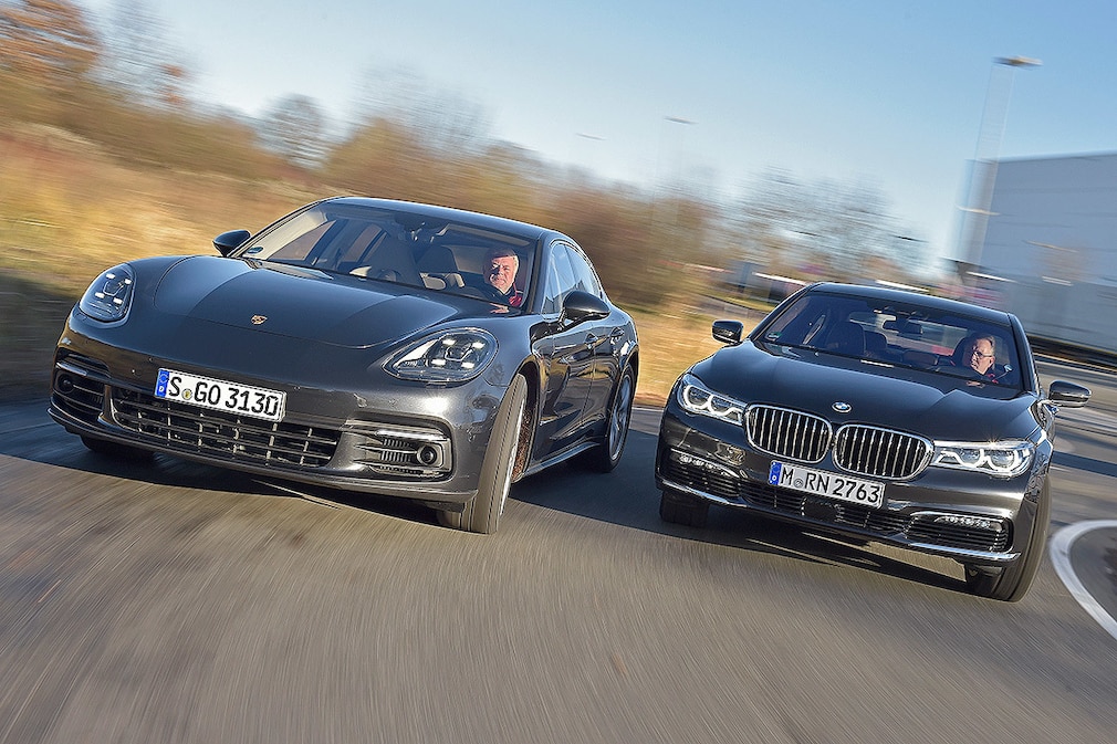 Porsche Panamera 4S Diesel BMW 750d xDrive