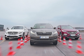 Hyundai Santa Fe Mercedes GLC Skoda Kodiaq