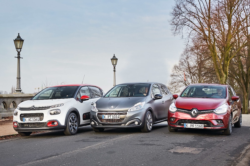 Citroën C3 Peugeot 208 Renault Clio