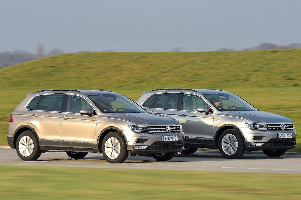 VW Tiguan 2.0 TDI Comfortline VW Tiguan 1.4 TSI Comfortline