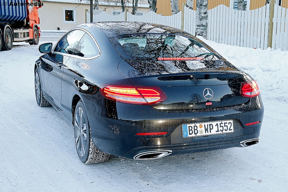 Erlkönig Mercedes C-Klasse Coupé