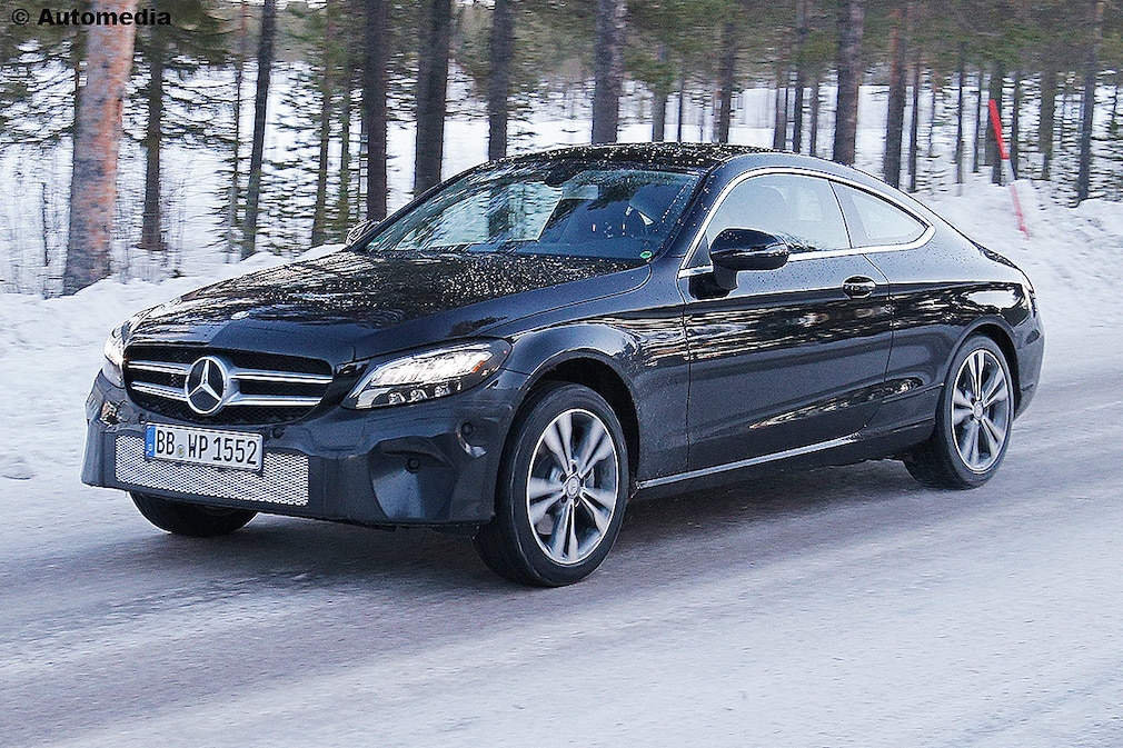 Erlkönig Mercedes C-Klasse Coupé