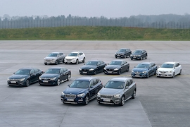 BMW X1 Kia Optima Renault Mégane Jaguar XF Hyundai Tucson Suzuki SX4 S-Cross