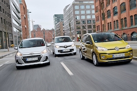 Hyundai i10 Renault Twingo VW Up