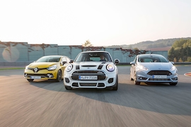 Renault Clio RS 220 Trophy Mini JCW Pro Ford Fiesta ST 200