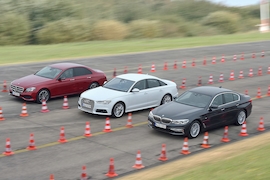 Mercedes E 350 d Audi A6 3.0 TDI Quattro BMW 530d