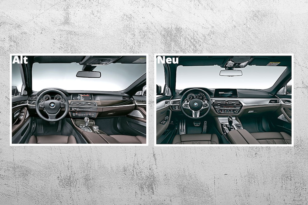 BMW 5er (2017) Vergleich: Alt gegen neu