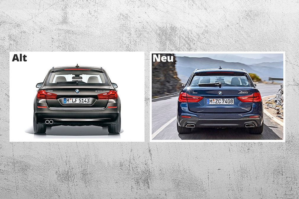 Bild-Vergleich: BMW 5er Touring G31 gegen Vorgänger F11 LCI - Allgemein -  Das BMW Generation G Forum