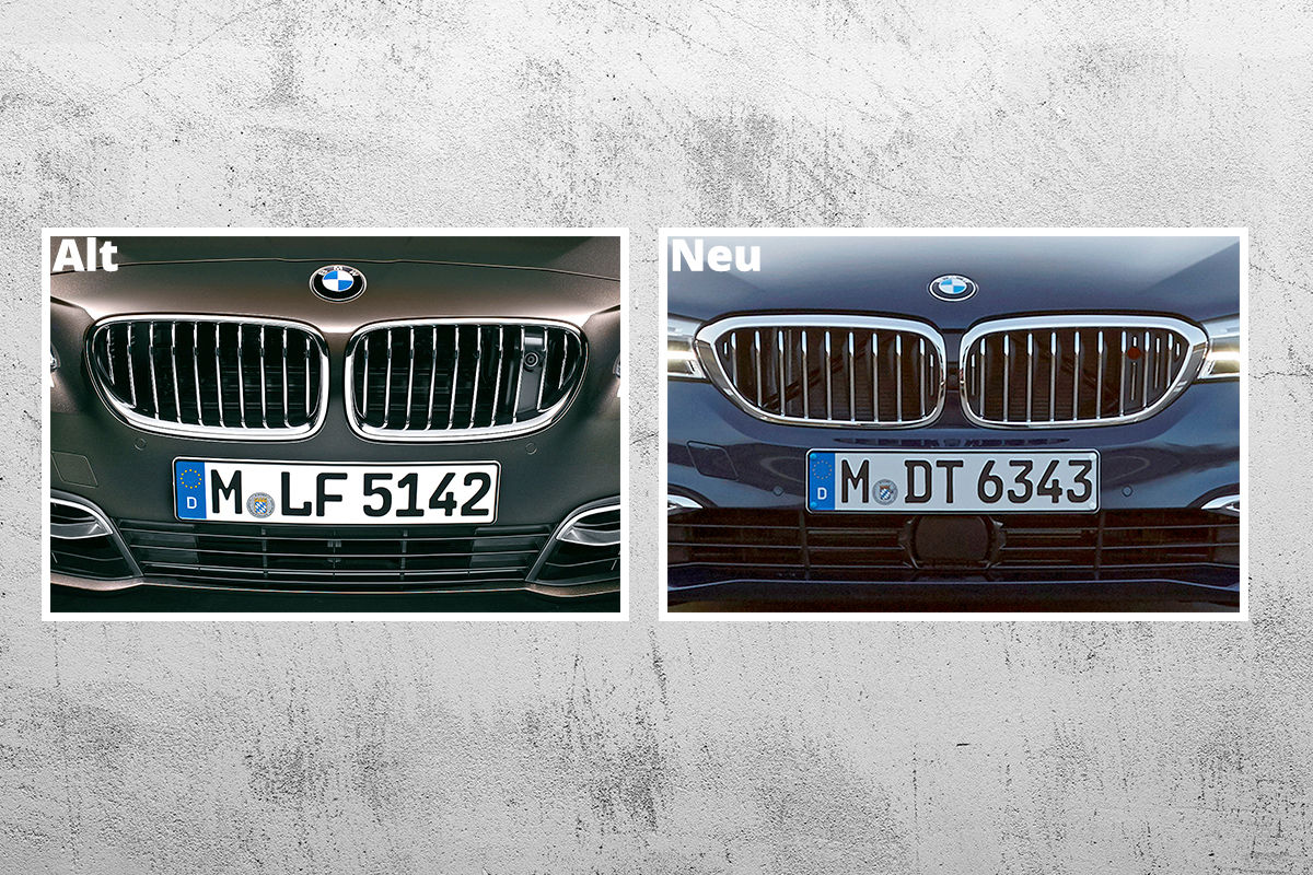 Bild-Vergleich: BMW 5er Touring G31 gegen Vorgänger F11 LCI