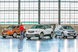 Opel Ampera-e Opel Crossland X Opel Mokka X