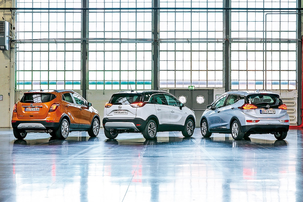 Mokka X Crossland X Ampera-e