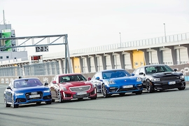 Audi RS 7 Cadillac CTS-V Dodge Charger Porsche Panamera
