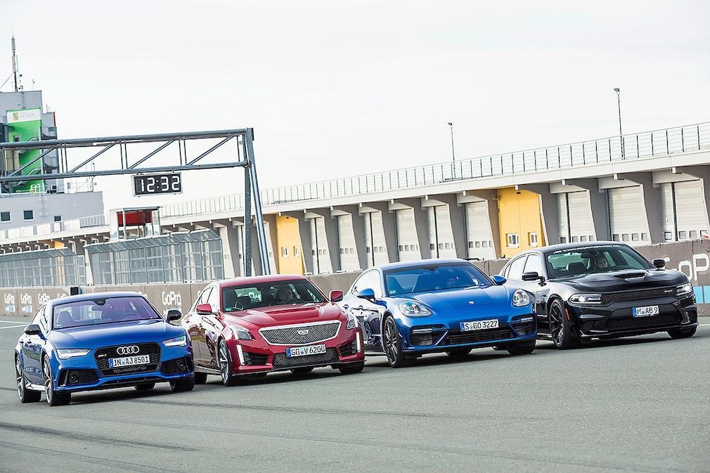 Audi RS 7 Cadillac CTS-V Dodge Charger Porsche Panamera