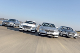 Audi A6 2.0 TDI BMW 520d Mercedes E 220d Volvo S90 D4
