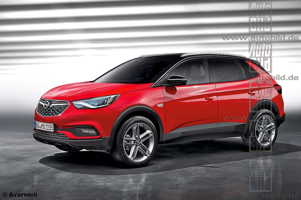 Opel Lava Red Metallic !!! ILLUSTRATION !!! !!! Sperrfrist 17. November 2016 8:00 Uhr !!!