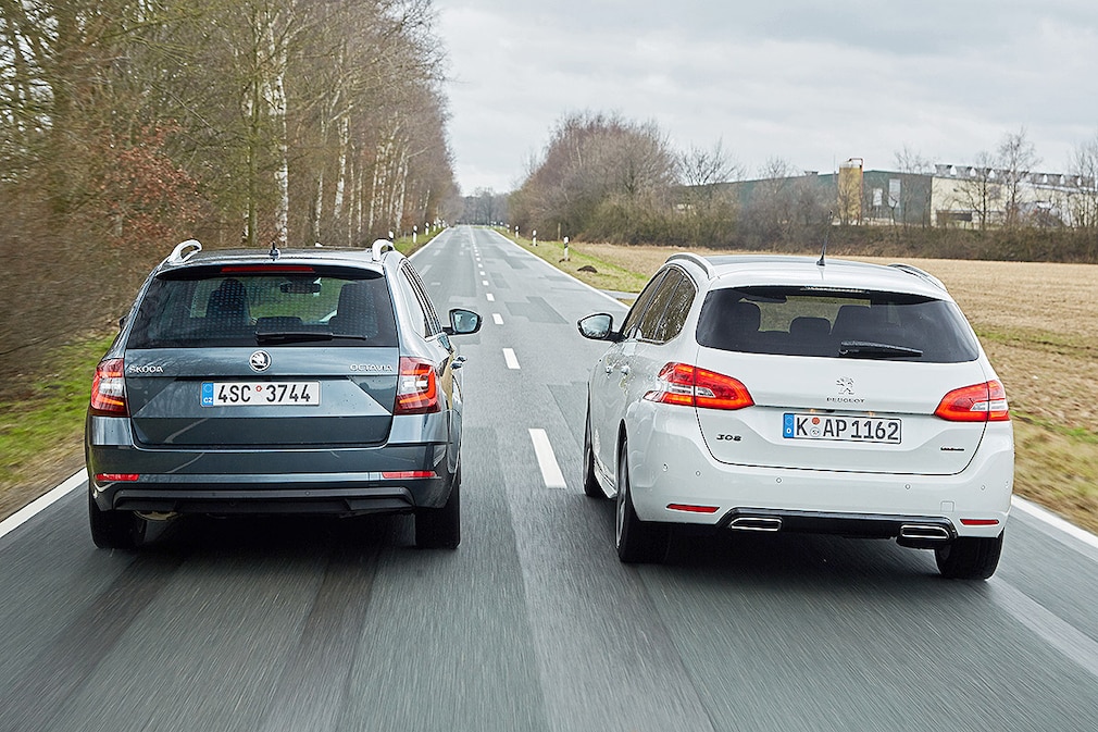 Skoda Octavia Combi Peugeot 308 SW