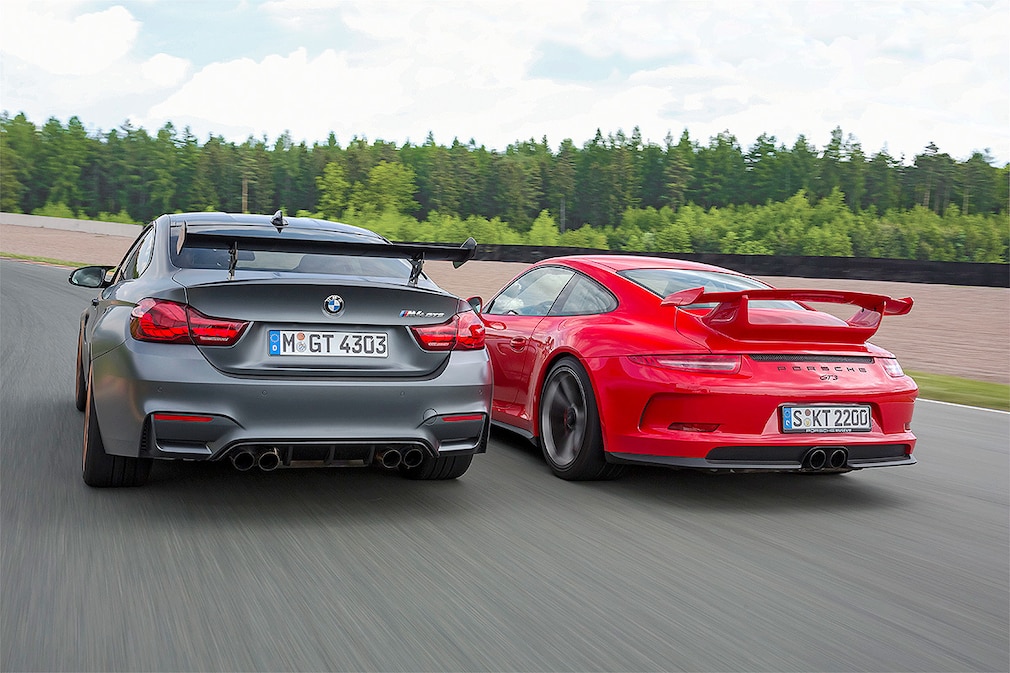 BMW M4 GTS Porsche 911 GT3