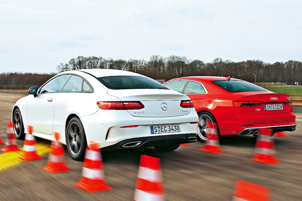 Mercedes E400 4Matic Coupé Audi S5 Coupé 3.0 TFSI quattro