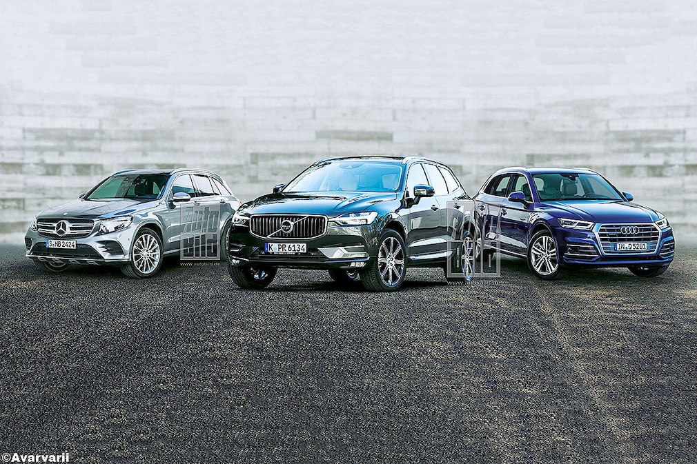 Audi Q5 Mercedes GLC Volvo XC60