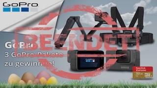 Gewinnen Sie eine Actionkamera von GoPro mit Zubehör!