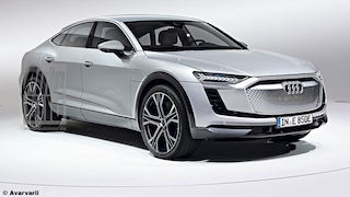 Audi e-tron quattro Sportback (2018): Erlkönig