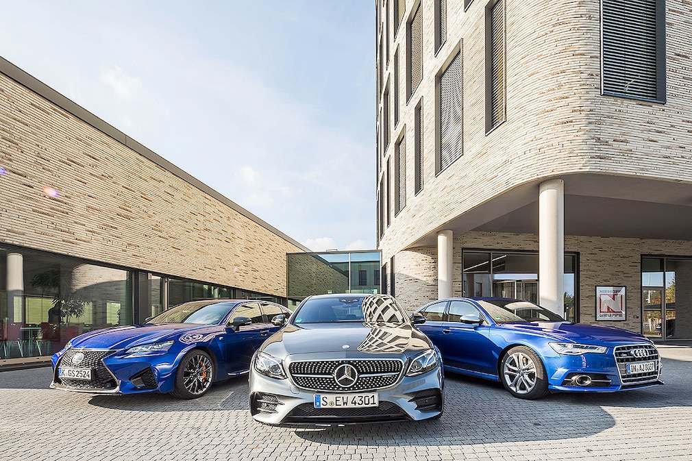 Audi S6 Lexus GS F Mercedes-AMG E 43