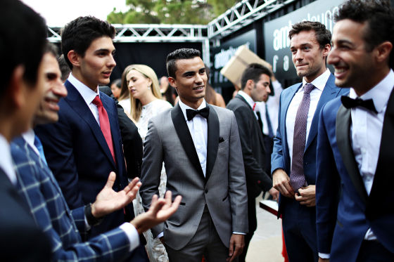 F1-Stars auf dem Catwalk
