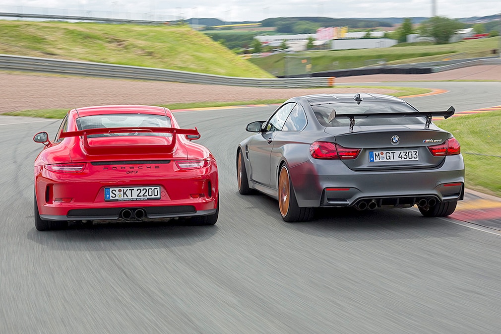 Porsche 911 GT3 BMW M4 GTS