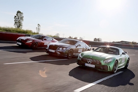 Aston Martin DB11    Bentley Continental Supersports    Mercedes-AMG   GT R