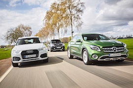 Audi Q3 Mercedes GLA Mini Countryman