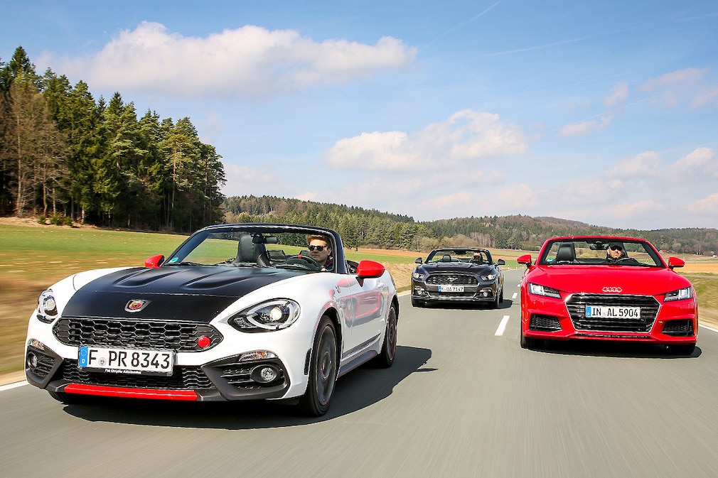 Abarth 124 Audi TT Ford Mustang