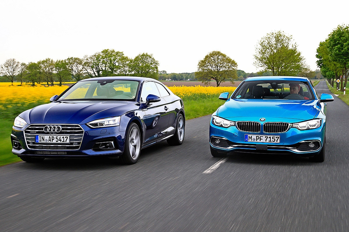 Coupé-Test: Neuer BMW 430i trifft auf Audi A5 - AUTO BILD