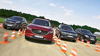 Tiguan, CX-5, Sportage, Qashqai: SUVs im Test