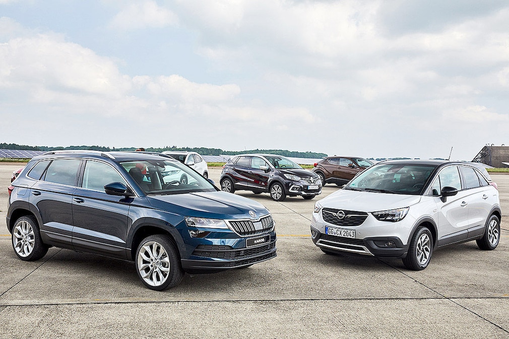 Sechs kleine SUVs im Vergleich