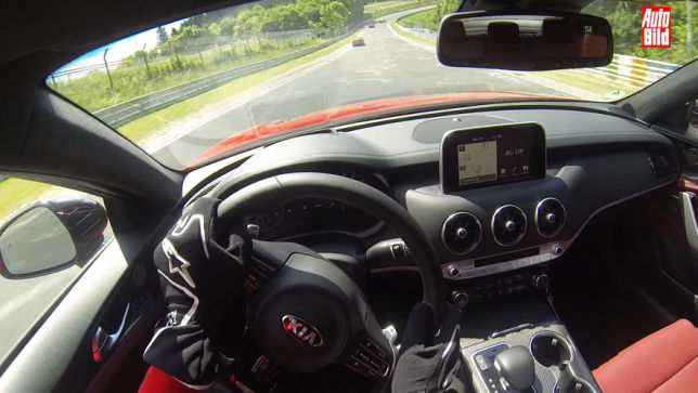 Video Kia Stinger Nordschleife 2017 Sportlimousine Im Nordschleifen Test