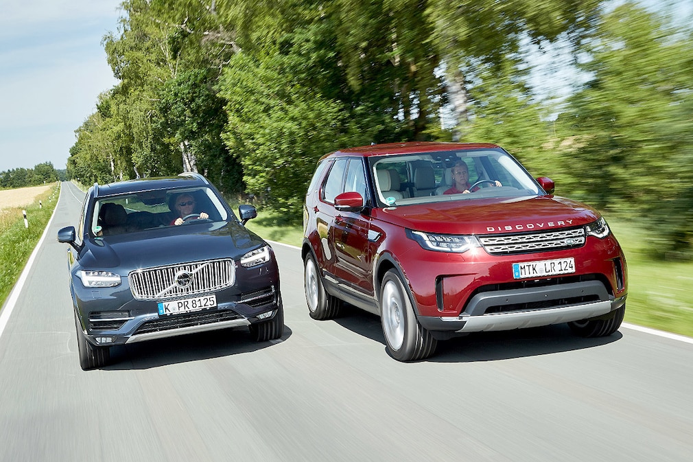 Land Rover Discovery Volvo XC90