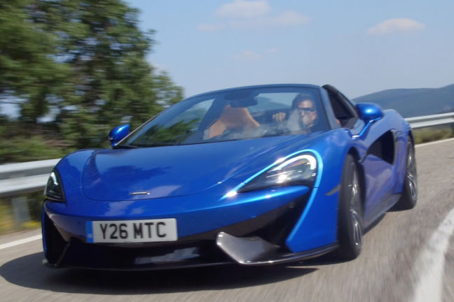 Video Mclaren 570s Spider 2017 Autobild De