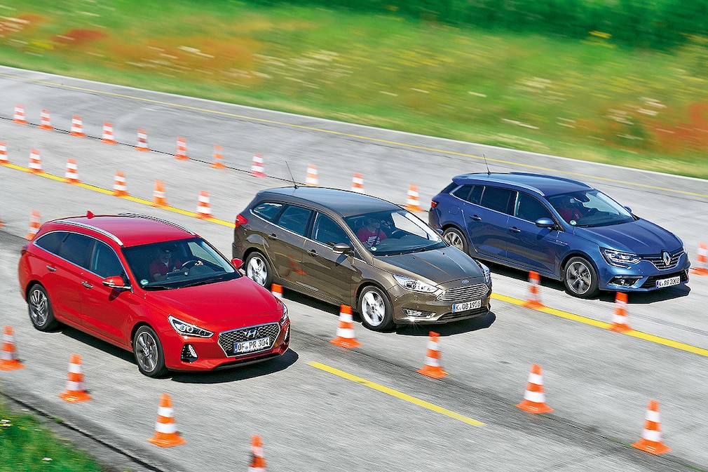 Ford Focus Hyundai i30 Renault Mégane