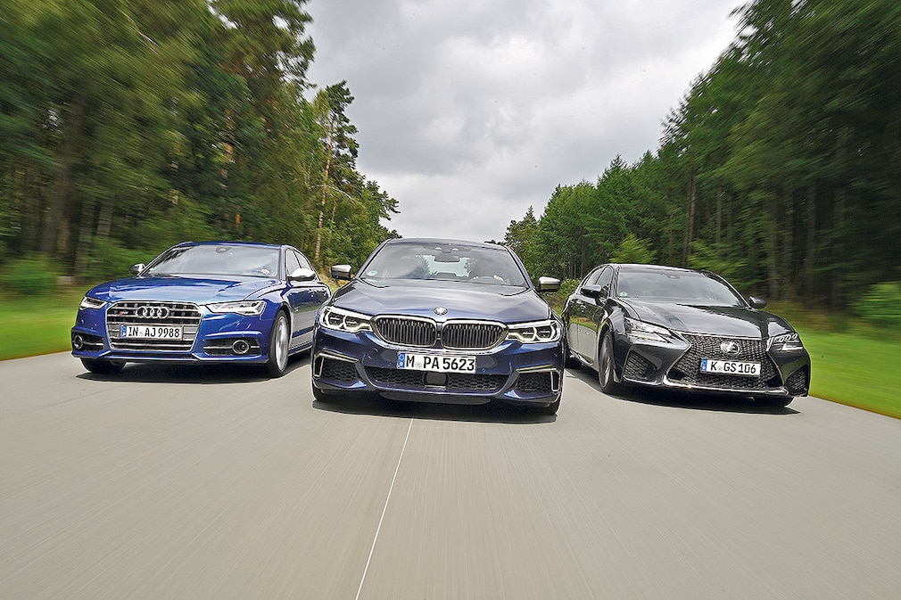 Audi S6 BMW M550i Lexus GS F
