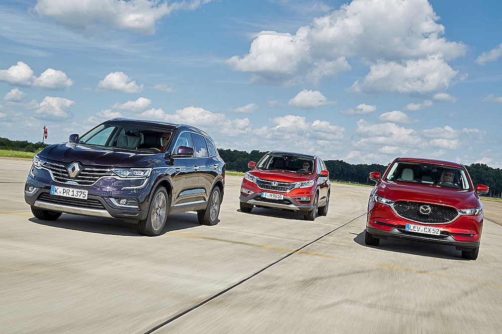 Honda CR-V Mazda CX-5 Renault Koleos