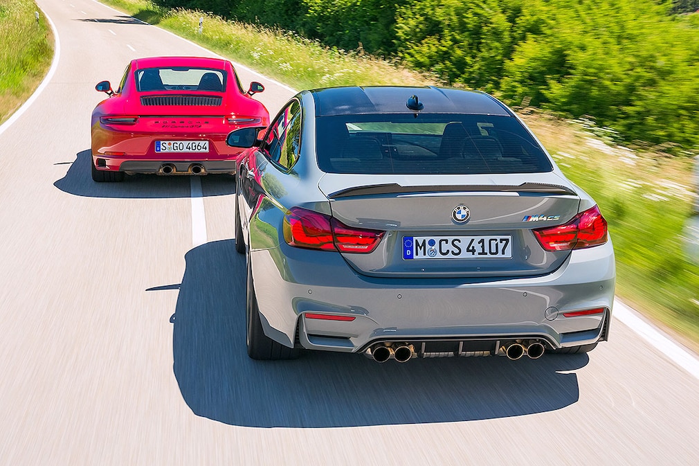 BMW M4 CS Porsche 911 Carrera GTS