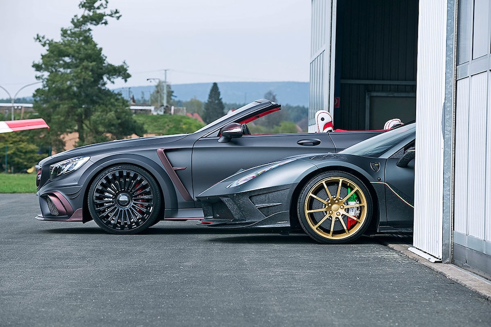 Mansory Siracusa 4XX Spider Ferrari 488 GTB Mansory AMG S 63 Cabrio Black Edition Mercedes-AMG GT S