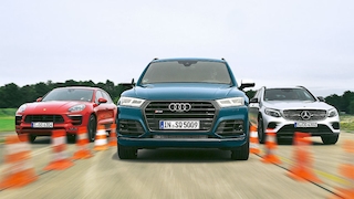 Audi SQ5 Mercedes-AMG GLC 43 Porsche Macan GTS
