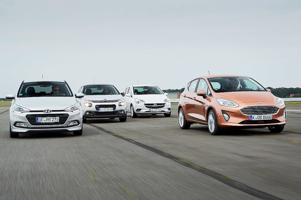 Citroën C3 Ford Fiesta Hyundai i20 Opel Corsa
