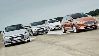 Citroën C3 Ford Fiesta Hyundai i20 Opel Corsa