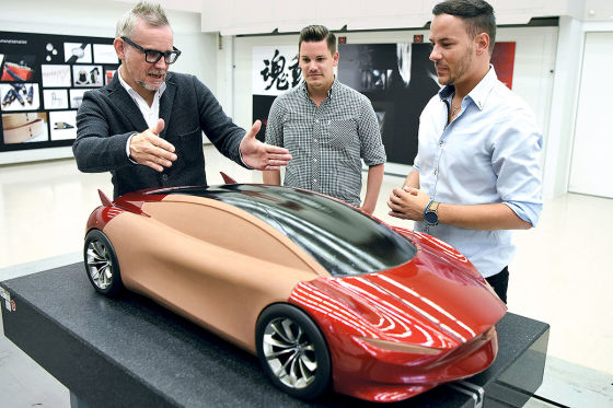 Clay-Model von Jaschas Entwurf