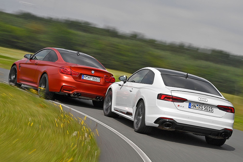 Audi RS 5 Coupe BMW M4 Coupe Competition