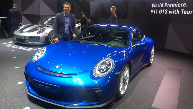 Video Porsche 911 Gt3 Iaa 2017 Frisch Gelifteter Gt3