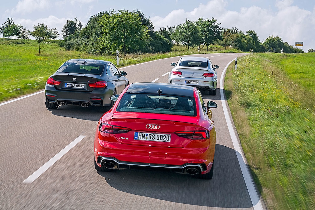Audi RS 5 Mercedes-AMG C 63 S Coupe BMW M4 Competition