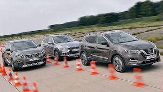 Peugeot 3008 Mitsubishi ASX Nissan Qashqai